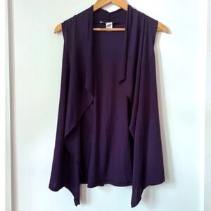 Whimsigoth Asymmetrical Vest Womens S Ethereal‎ Fairy Grunge Goth Cardigan Flowy